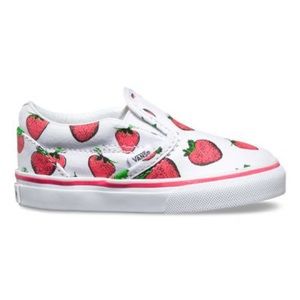 🍓🍓🍓 ISO Toddler Strawberry Slip On Vans! 🍓🍓🍓